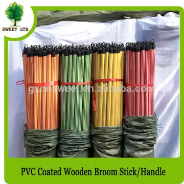 Straight wooden mop handle sweeping broom handle sticks from China factory