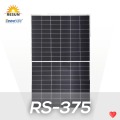 375W 9BB Panel solar negro completo