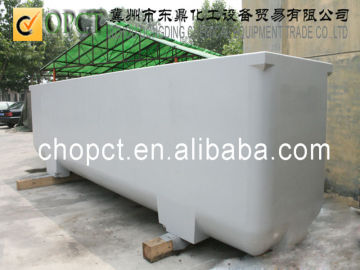 Vinyl resin integrally cast FRP electrolytic cells/tank
