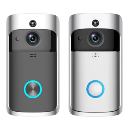 HD Night Vision WiFi Wireless Ring Doorbell with Audio Intercom Camera