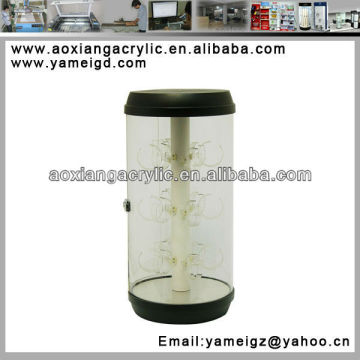 Popular!Three Tiers Transparent Rotatable Display Rack