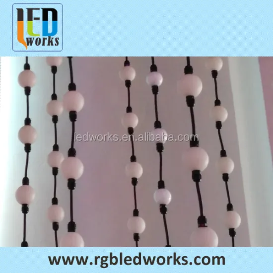 3D Ball RGB LED Christmas String Light for Bar Club Stage (1 Pixel LED DMX)