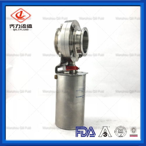 Food grade stainless steel clamp Pneumatic Valve