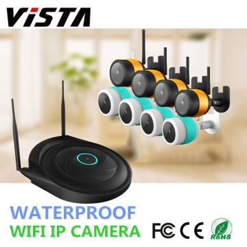 8ch 1080p Wireless P2P Night Vision Ip Camera NVR Kit