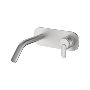 Mitigeur de lavabo à encastrer en acier inoxydable Ferro, plaque entière