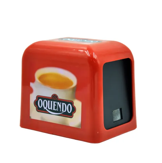Custom Printed Nordic Design Plastic Tissue Box and Napkin Holder for Promotion