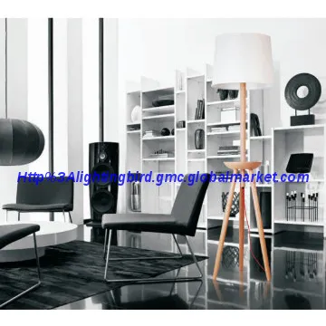 indoor modern wood floor lamps