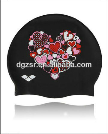 silicone swim cap