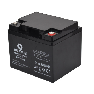Search Huayue AGM VRLA Battery HY12-40 - 12V 40000mAh