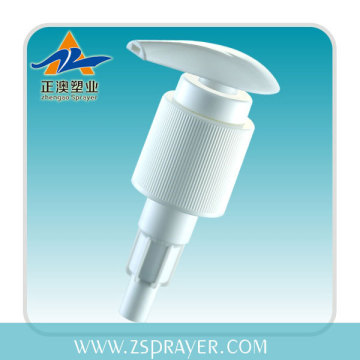 Plastic srew up-down strucutre lockable cap lotion pump for lotion and shampoo container