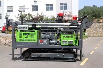 High speed drilling rig for hard rock mining