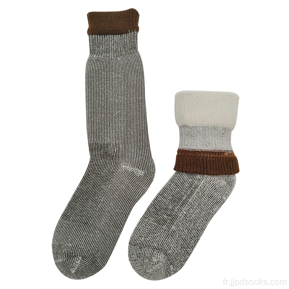 Wholesale chaussettes thermiques pour hommes chaussettes acryliques