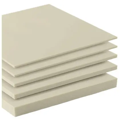 Ivory White PP Plastic Sheet 1000x2000mm