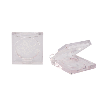 Transparent Powder Blusher Box with 40mm Inner Diameter