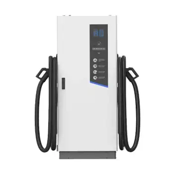 120KW OCPP 1.6J Fast DC EV Charging Station with CCS and CHAdeMo