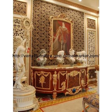 New French classical solid wood cabinet
