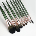 Makeup Brushes Set Professional Cute Green Brushes