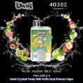 Uwin Twins Crystal 40000 พัฟราคาใช้แล้วทิ้งราคา Vape