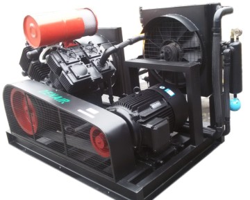 High Pressure Oil-Lubricated Reciprocating Belt Drive Air Compressor (17-450bar)
