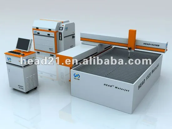 1500*2500mm portable water jet cutting machine for gas tube