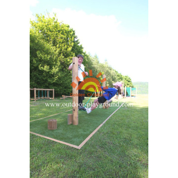 Crossed Rope Balance Park Playground Equipment