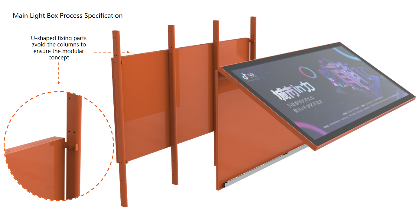 Prefabricated Bus Shelter