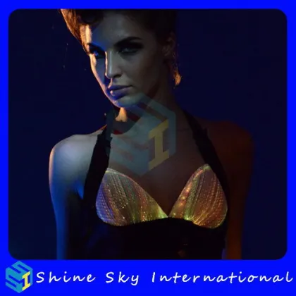 Super Quality New Arrival Plenty Of Stock Print Wire Light Up Bra