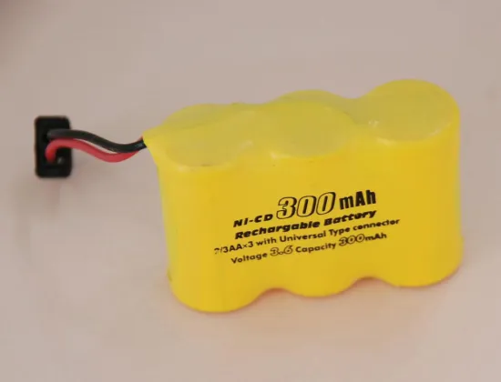 High Voltage 2/3aa 300mah Nicd Battery Packs With Universal Connector