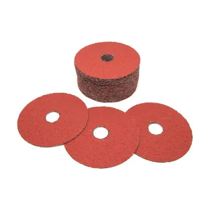 Ceramic Abrasive Sanding Disc for Stainless Steel - 125mm VSM Resin Fiber Disc