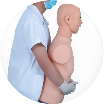 Manikin de base de RCR et d&#39;obstruction pour adultes