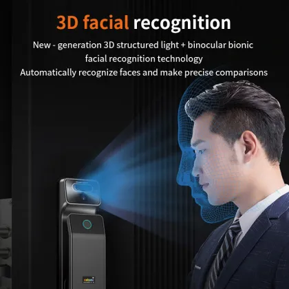 Biometric Fingerprint Palm Vein Recognition Smart Door Lock