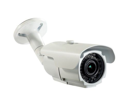 High Resolution Bullet Cctv ir cameras 2mp White With 4mm / 6mm / 8mm Megapixel Lens