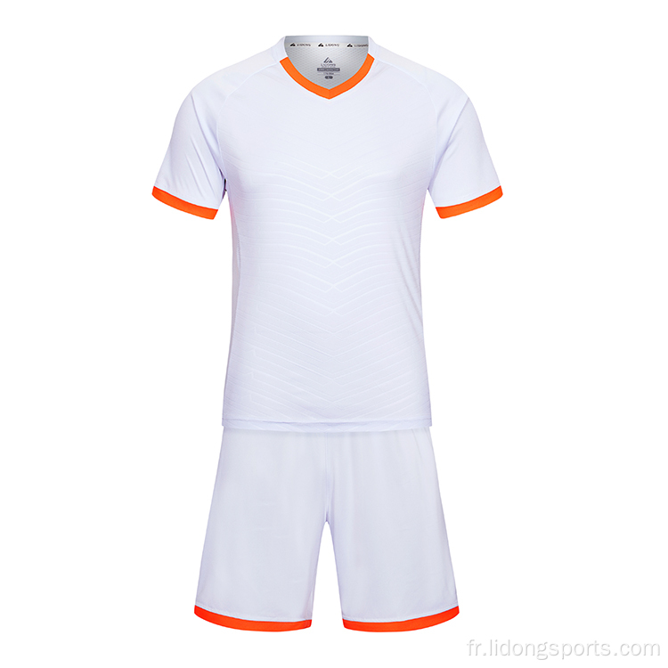 Soccer Uniform Custom Logo Dernier maillot de football en gros