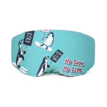 Custom Logo Soft Microfiber Snowboard and Skiing Goggles Cover