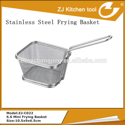 Good kitchen tool stainless steel deep frying basket for cooker