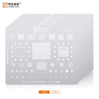 CPU SSD IC Repair Tool: Amaoe BGA Stencil for Android Qualcomm QU7 Snapdragon Series (0.12mm)