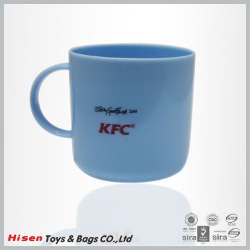 PP decorating plastic coffee cup with silicon band