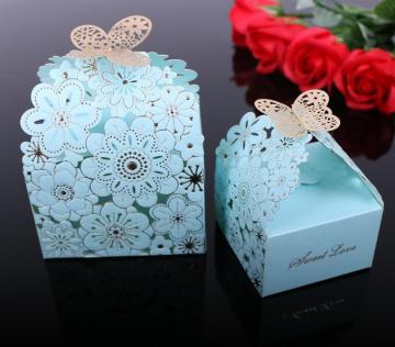 Laser Cut Paper Wedding Candy Box