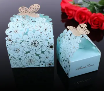 Laser Cut Paper Wedding Candy Box