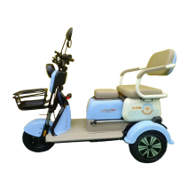 Eco-Friendly Electric Tricycle with Front Basket and Reliable Braking