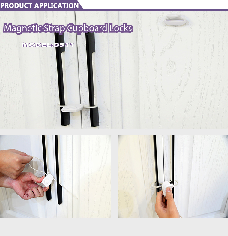 Magnetic Strap Cupboard Lock