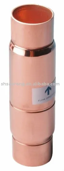 Ball single check valve for refrigeration system