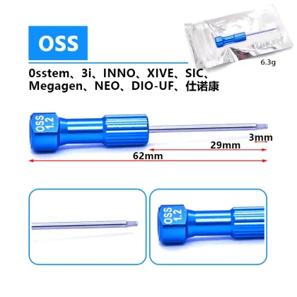 Dental Implants Screws Screwdriver Kit for Noble, 3I, Osstem, and Ankylos