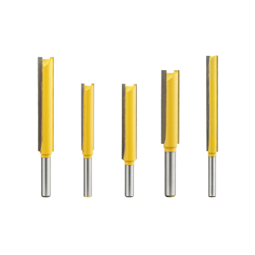 5PC Straight Router Bits Set Milling Cutter Solid Carbide CNC Router Bit for Wood