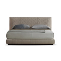 Upholstered tela queen size bed