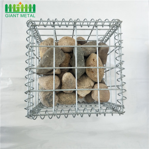 Galvanized welded garden gabion box welded stone cage