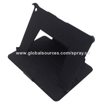 Stand Leather Folio Case for iPad Air, Multi-angle Adjustable Kickstand