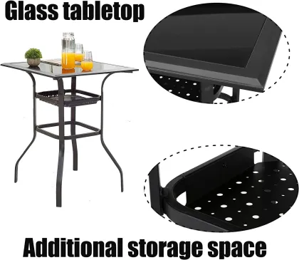 Premium Metal Balcony Garden Table Set