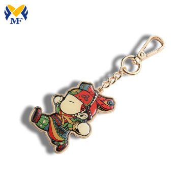 Souvenir innovative print metal keychain