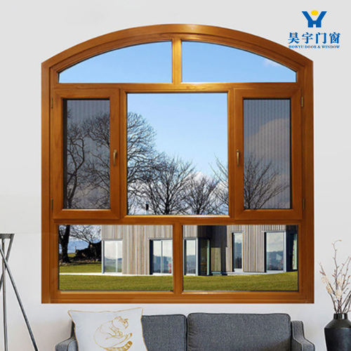 Système de fenêtre Arc Line en aluminium durable